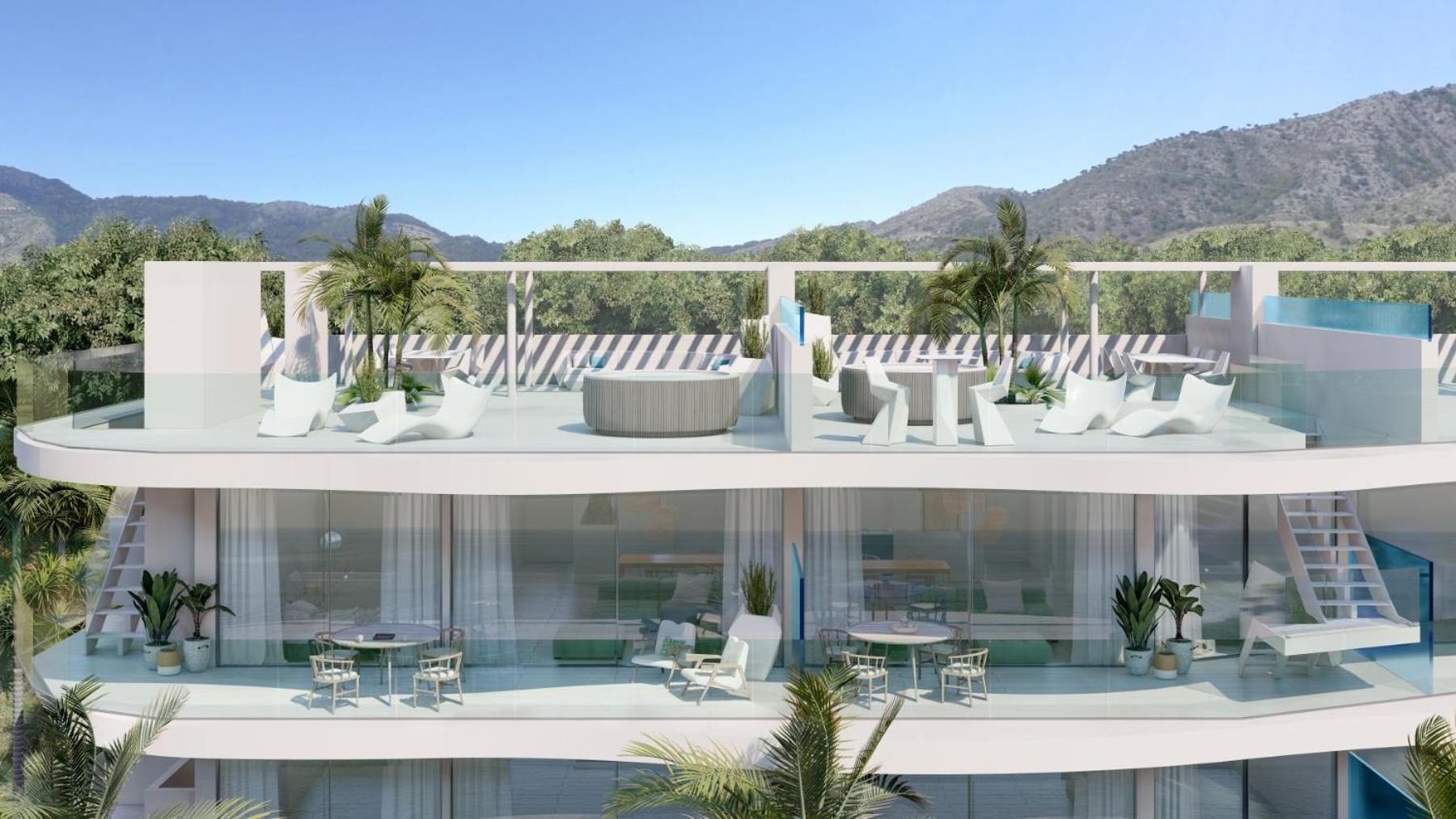 Panoramic Seaview Penthouse The Wave Apartment Fuengirola Exterior photo